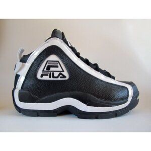 Fila 96 Grant Hill 2 Black & White Shoes Men's sz 10.5 stackhouse 1VB90031-019